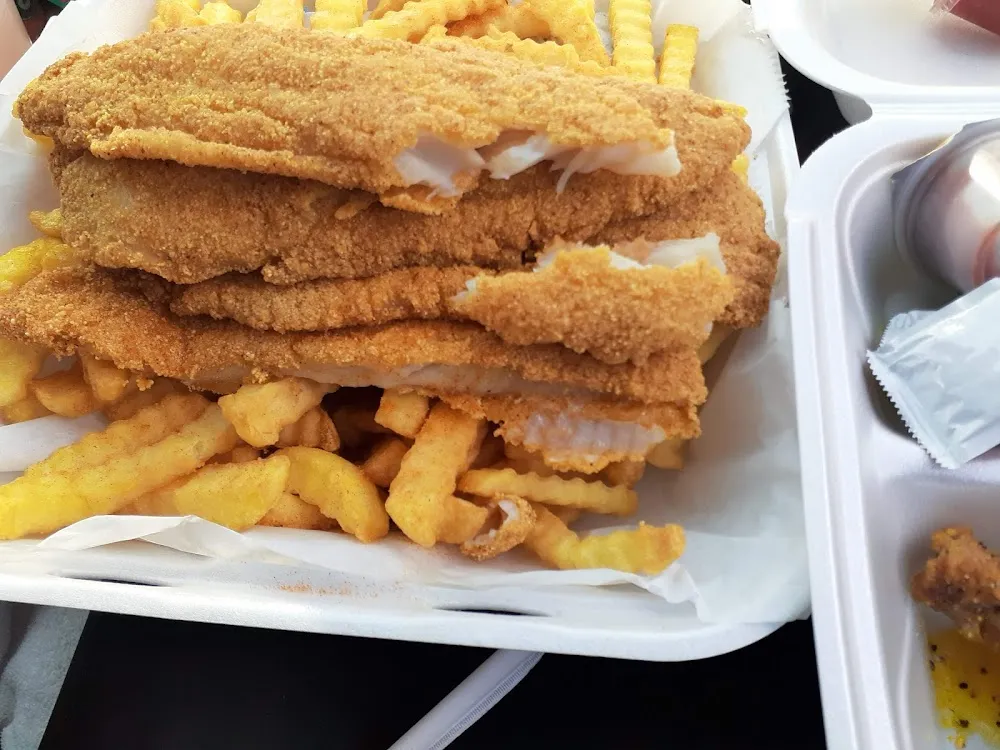 2 PC Whiting 5 PC Shrimp